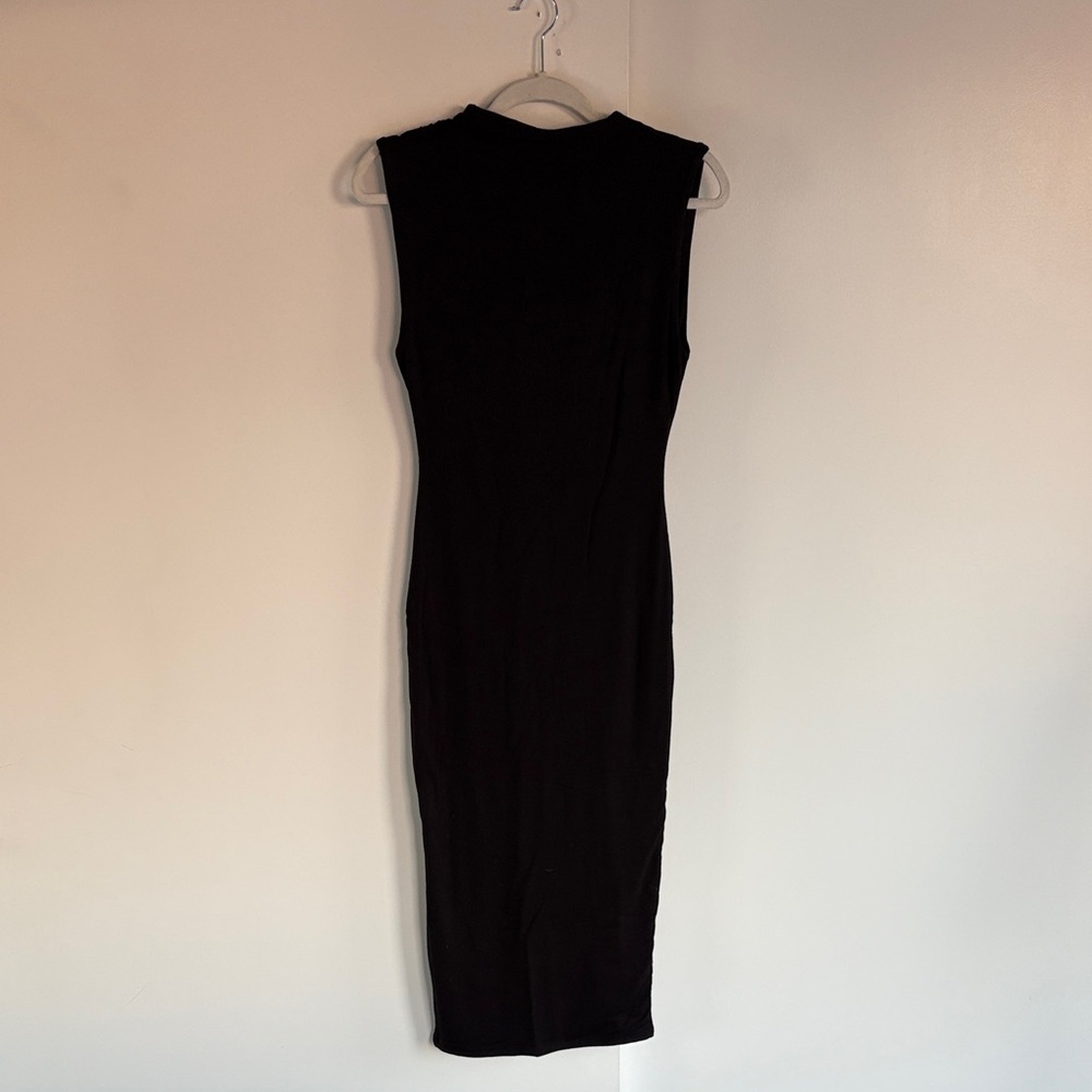 Naked Wardrobe Black Backless Dress